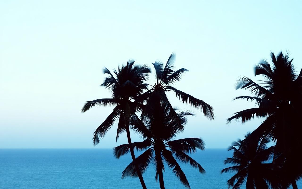 海南椰林海岸